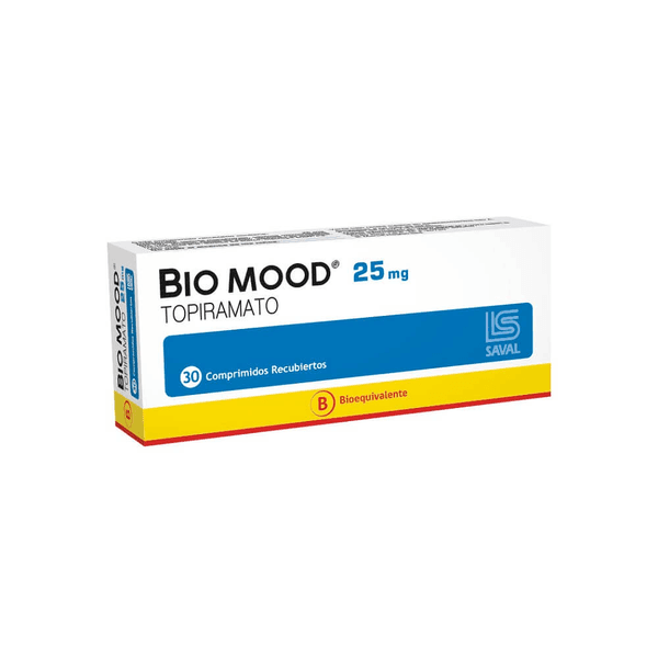 Bio Mood 25 mg x 30 Comprimidos Recubiertos - Red de Farmacias Online |  Pharol, encuentra tu Farmacia.