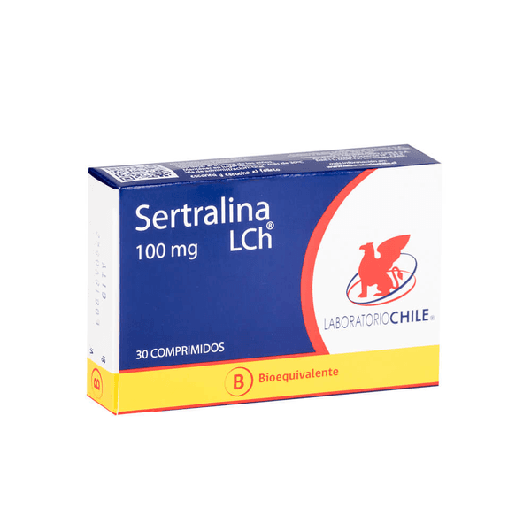 Sertralina 100 mg x 30 Comprimidos - Farmacias Panul